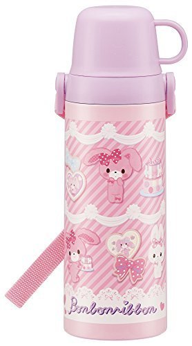 スケーター 2WAY 中栓ステンレスボトル 600ml ぼんぼんりぼん 15 STG6,子ども,水筒,おすすめ