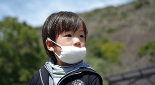マスクをしている男の子,鼻水,方法,