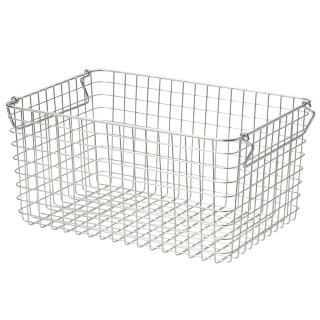 18-8 ステンレスワイヤーバスケット4 無印良品,絵本,収納,