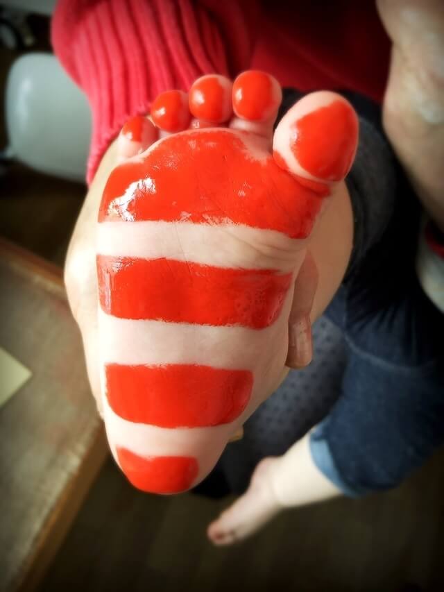 足形,手形,足形,アート