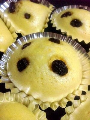 ホットケーキミックスとフライパンで簡単マーラーカオ ,フライパンパン ,レシピ ,簡単