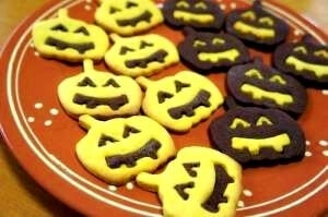 ハロウィン・かぼちゃクッキー♪ジャックオーランタン,ハロウィン,お菓子,レシピ
