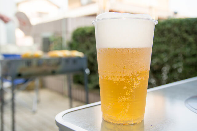 冷えた生ビール,広島,バーベキュー,手ぶら