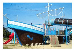 尾道マリンユースセンターの大型遊具,広島,バーベキュー,手ぶら