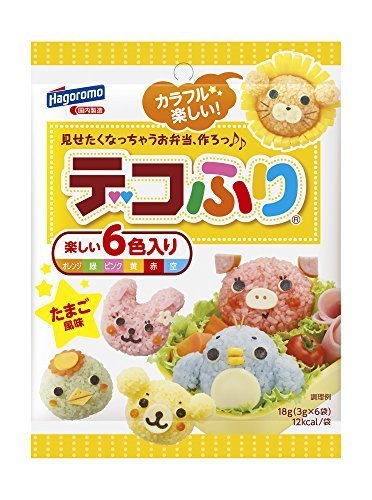 はごろも デコふり6色たまご風味 3g×6袋×5個 (5456),お弁当,デザート,夏