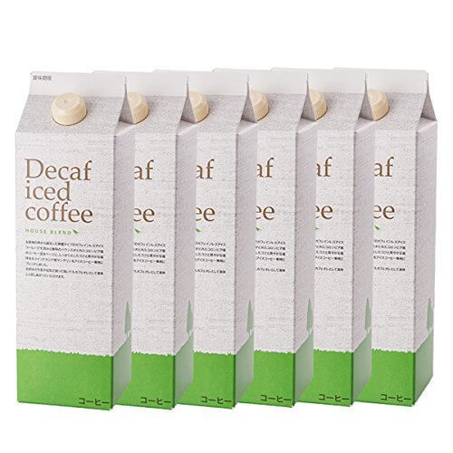 デカフェアイスコーヒー ハウスブレンド 1,000ml×6本,出産祝い,食べ物,