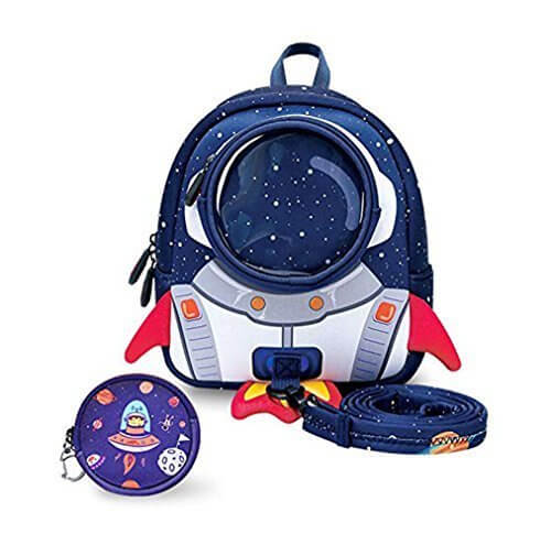 ハナ(HANA) UEK キッズバッグ リュック サック 保育園 リュック 1歳 ~ 6歳 キッズ リュック 幼児リュック 子供 用 ベビー リュック 幼稚園 保育園 男の子 女の子 動物 通園 誕生日 お祝い プレゼント,ベビーリュック,男の子,
