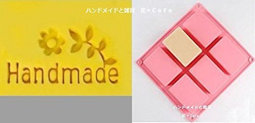 手作り石鹸 シリコンモールド ×ソープスタンプセット ソープモールド スタンプ アクリルモールド ガラススタンプ ハンドメイド オリーブ石鹸 comehome 天然生活 (フラワー),手作り,石鹸,