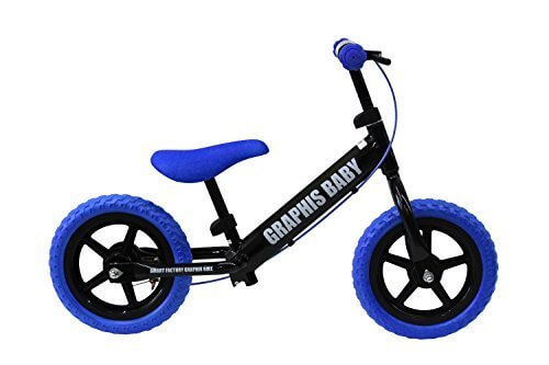 GRAPHIS(グラフィス) 幼児用 ペダルなし自転車 GR-BABY (ブラックブルー),ペダルなし,自転車,