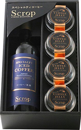 ScropギフトセットSG-C2(瓶入りアイスコーヒー1本、コーヒーゼリー4個),内祝い,コーヒー,