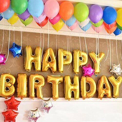 誕生日 飾り付け 風船、Happy Birthday バルーン、パーティー 装飾 風船、バースデー 飾り バルーン HB7G,1歳誕生日,飾り付け,