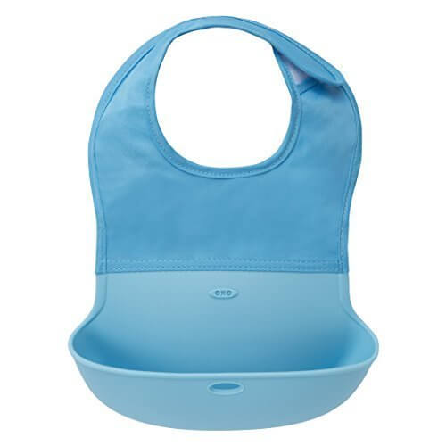OXO Tot ロールアップビブ(アクア) 【スタイ】【お食事】【離乳食】 BBOX6128800,離乳食,エプロン,