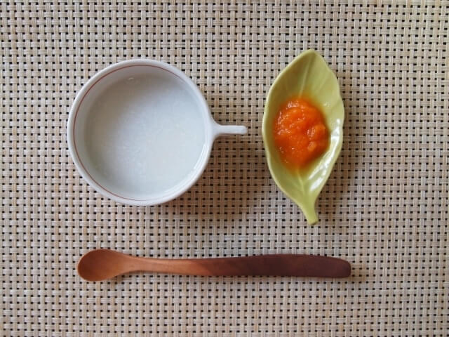 離乳食の人参,離乳食,にんじん,