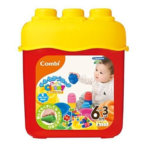 【baby Clemmy】 やわらかブロック基本セットボックス,知育玩具,0歳,