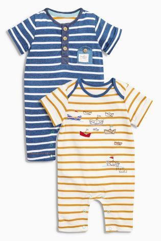 ボート ロンパース 2 枚 パック|NEXT,ベビー服,海外ブランド,