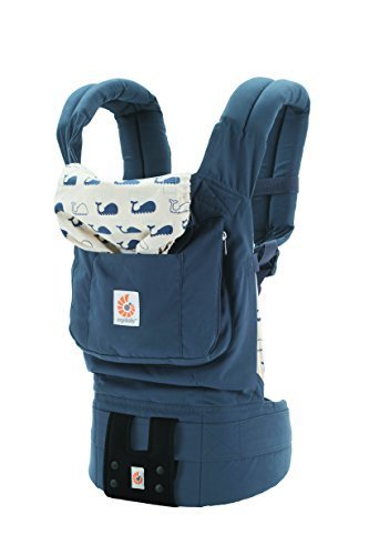 Ergobaby 【日本正規品保証付】【日本限定ベビーウエストベルト】 エルゴベビー ベビーキャリア オリジナル/マリーン CREGBCMNF14NL 【抱っこひも】,