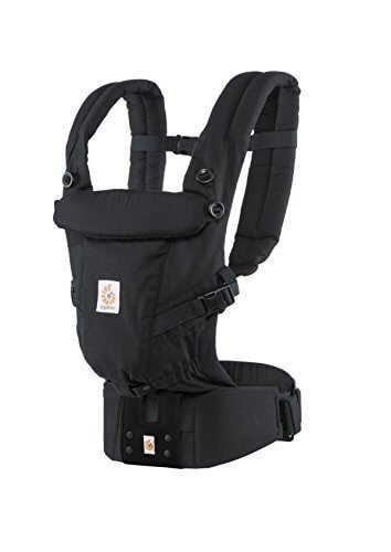 Ergobaby 【日本正規品保証付】【日本限定ベビーウエストベルト】 エルゴベビー・ADAPTベビーキャリア/ブラック CREGBCAPEABLK 【抱っこひも】,