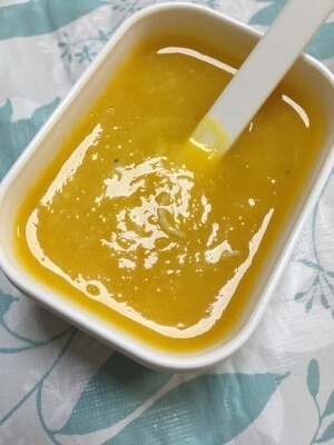 離乳食初期☆じゃがいも&かぼちゃ&しらす10倍お粥,離乳食,じゃがいも,