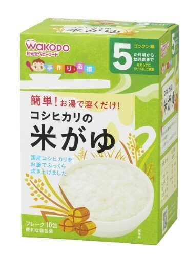 手作り応援 コシヒカリの米がゆ (5g×10包)×6個,ベビーフード,5ヶ月,
