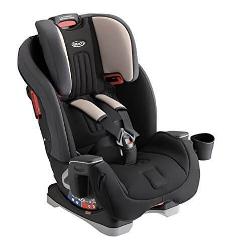 GRACO (グレコ) ロングユースチャイルドシート マイルストーン アルミニウム GR 【新生児から12年間買い替えなしでこれ1台】 カップホルダー付 67166,チャイルドシート, 選び方,