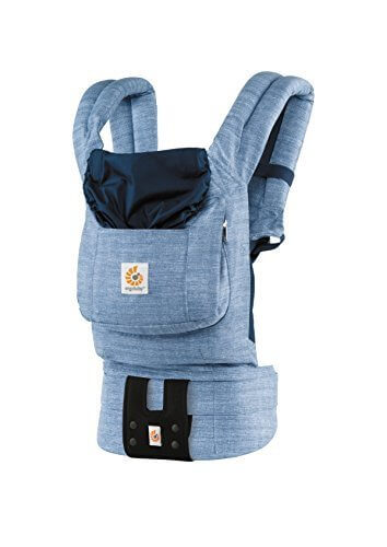 Ergobaby 【日本正規品保証付】【日本限定ベビーウエストベルト】 エルゴベビー ベビーキャリア オリジナル/ヴィンテージブルー CREGBCABLU 【抱っこひも】,双子,育児,