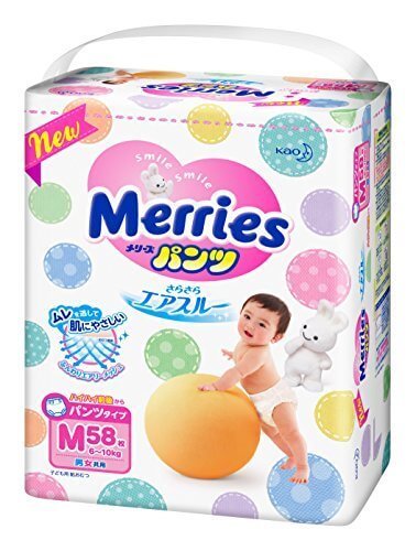 メリーズパンツ Mサイズ(6~11kg) さらさらエアスルー 58枚,メリーズパンツ さらさらエアスルー ,