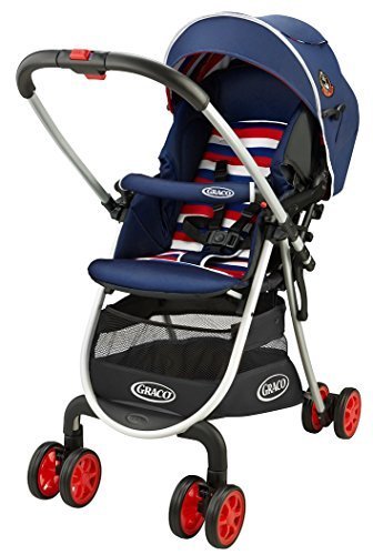 GRACO (グレコ) 軽量ハイシートベビーカー シティライトRアップ トリコロールNV 【足カバー付 & 大型ワイドタイヤ仕様】 67484,グレコ シティライト R アップ,