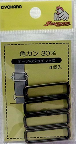 角かん 30ミリ アンティックゴールド 4個入り 13-123,手作り,リュック,