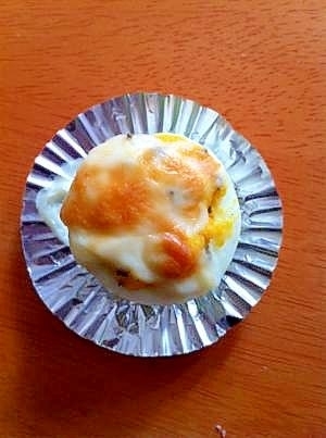 お弁当に簡単な☆ゆで卵のグラタン☆,卵,お弁当,