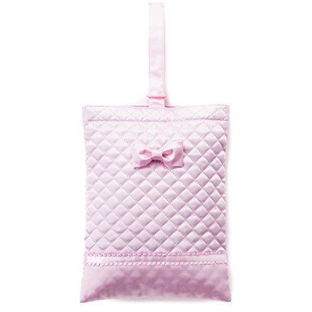 Ribbon Tutu シューズケース パウダーピンク 日本製 N8450102,上履き袋,
