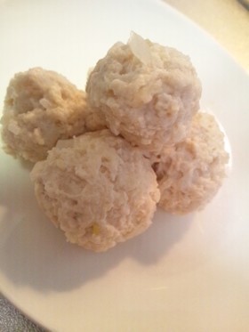 高野豆腐入り鶏団子,離乳食,鶏団子,