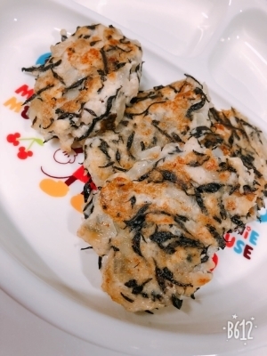 離乳食〜後期〜鶏ひき肉の豆腐ひじきハンバーグ♡,離乳食,ストック,