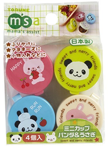 トルネ ミニカップ パンダ&うさぎ 4個入,キャラ弁,グッズ,