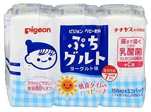 ピジョン ぷちグルト ヨーグルト味 100ml 3個パック×4個,赤ちゃん,飲み物,