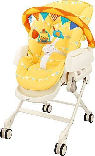 コンビ ベビーラック ネムリラjoy EF サーカスイエロー 新生児~4才頃まで対象 トイバー付き,ハイローチェア,おすすめ,
