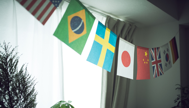 万国旗,母子手帳,どこで,