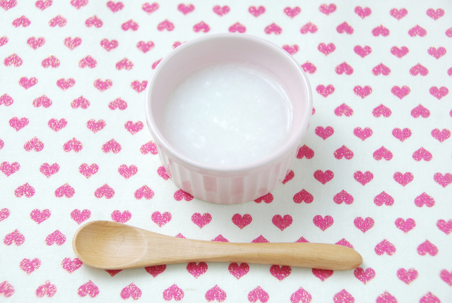 離乳食のお粥,離乳食,ミルク,