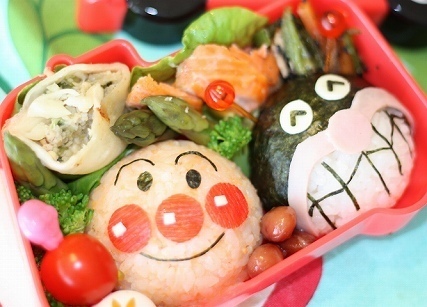 アンパンマン&バイキンマン弁当,アンパンマン,お弁当,キャラ弁