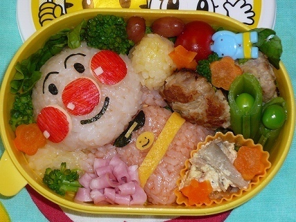 飛び立つアンパンマン,アンパンマン,お弁当,キャラ弁