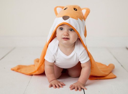 Luvable Friends ラバブルフレンズ Animal Face Hooded Towel アニマル フェイス フード付きバスタオル Duck ダック,遊園地,持ち物,