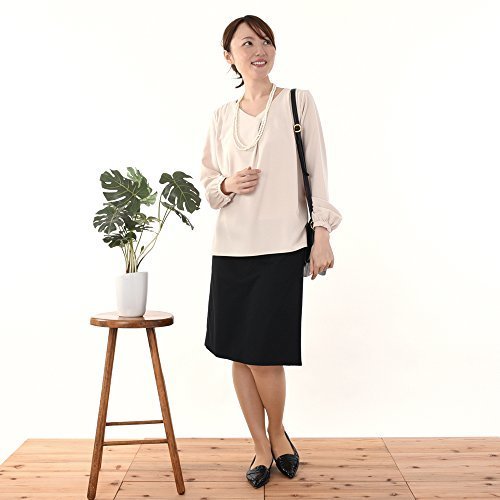 モーハウスの授乳服 サイドスリットタイプ ジョーゼットブラウス (ピンクベージュ),授乳服,