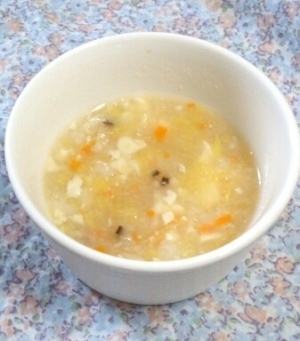 離乳食初期~☆忙しいときはねこまんま,白菜,離乳食,