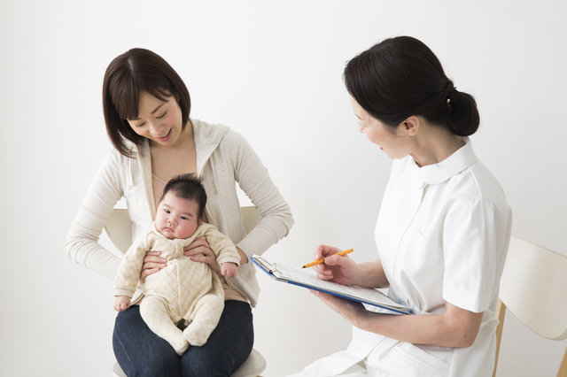 赤ちゃんの健診,生後,7ヶ月,赤ちゃん