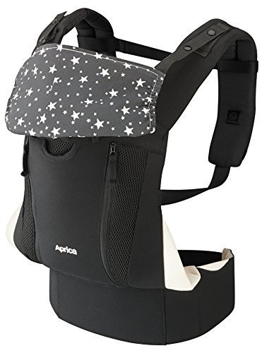 Aprica (アップリカ) 抱っこ紐 コランハグ ナチュレ スパークリングスターBK (つかれにくい腰ベルトタイプ よだれパッド付) 39428,抱っこひも,おすすめ,選び方