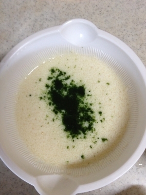 離乳食初期 豆腐の擦り流しほうれん草がけ,離乳食 ,初期,豆腐