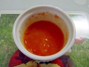 離乳食初期→中期◎トマトときゃべつ,離乳食,キャベツ,