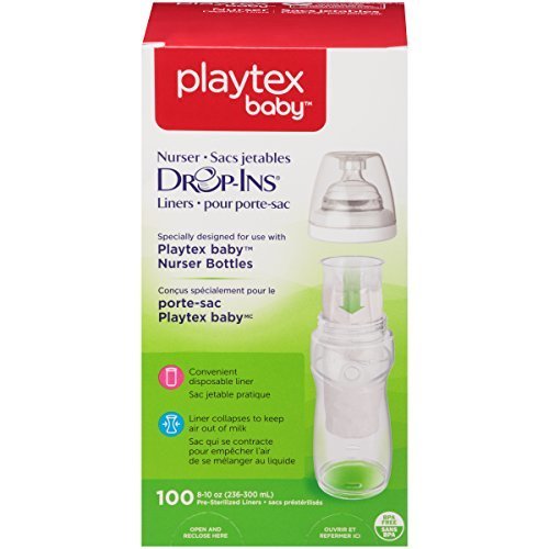 携帯用使い捨て哺乳器 <ドロップインシステム>専用使い捨て取替えパック 100P 海外直送品・並行輸入品,使い捨て,哺乳瓶,