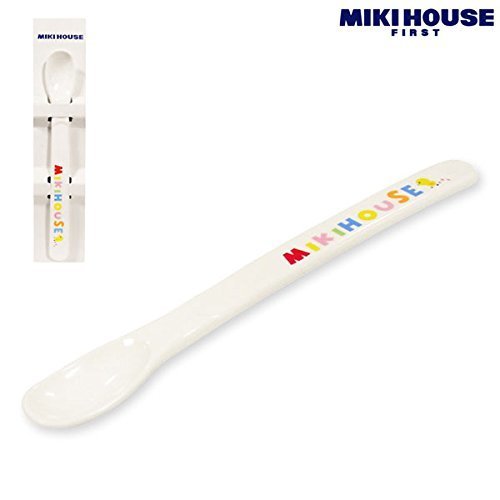 MIKIHOUSE FIRST(ミキハウスファースト) はじめてのお食事に フィーディングスプーン(ベビー食器) ---,白(01),離乳食,スプーン,おすすめ