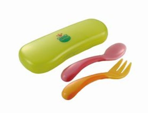 リッチェル おでかけランチくん にぎにぎスプーン・フォーク(ケース付),離乳食,スプーン,おすすめ