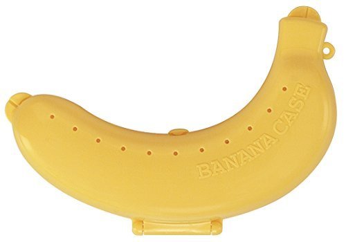 携帯用 バナナケース バナナまもるくん バナナ容器 イエロー,100均グッズ,セリア,離乳食用品